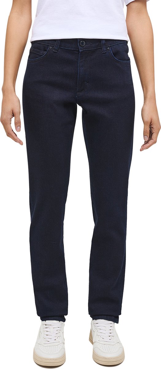 Mustang Dames Jeans Broeken CROSBY comfort/relaxed Fit Blauw 46W / 34L Volwassenen