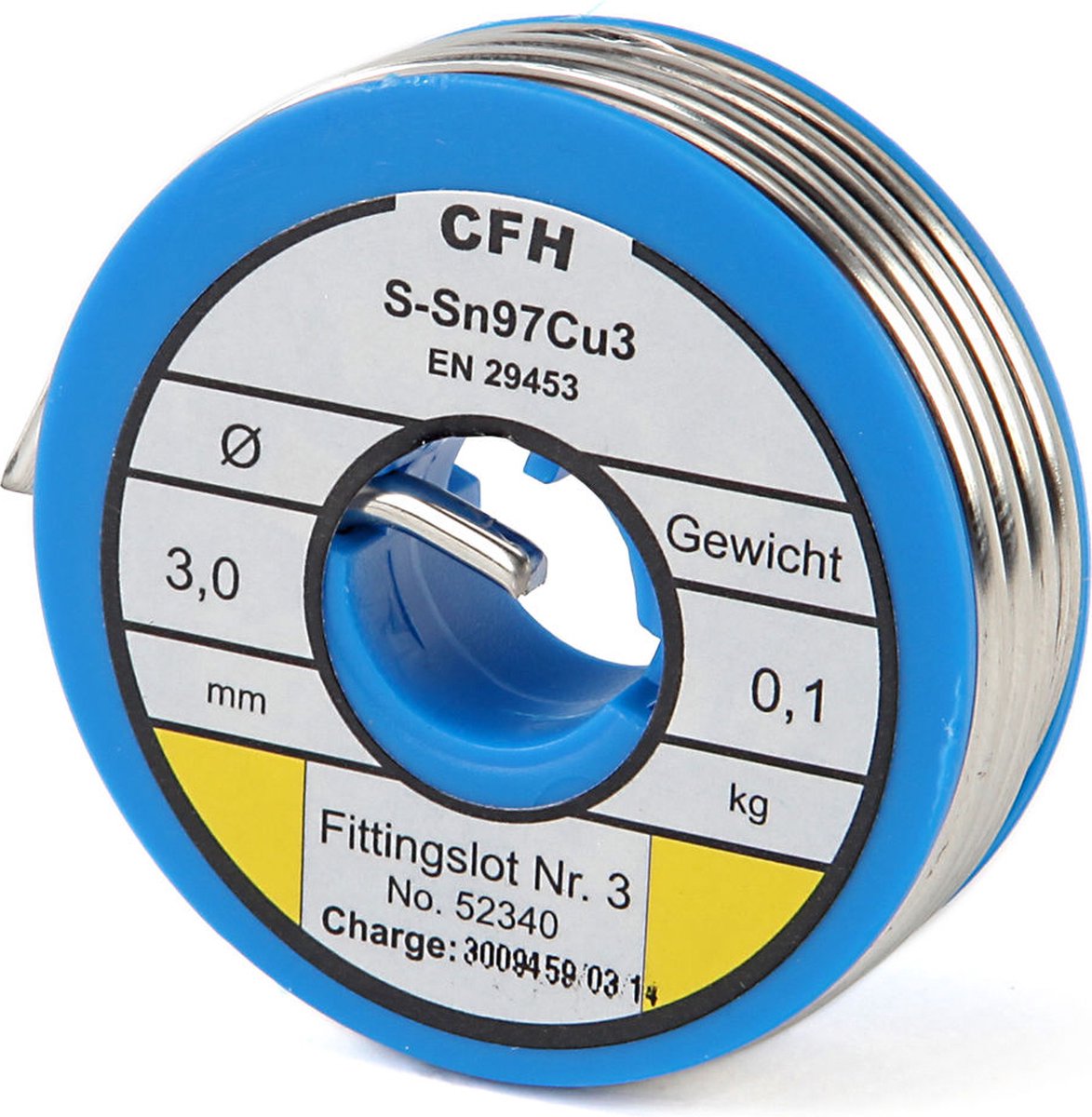 CFH Fitting Soldeer - WL 340 100 Gram. / 3.0 mm.