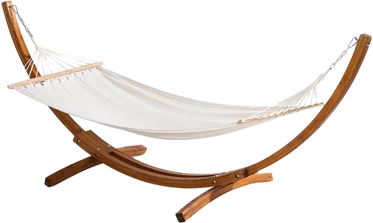 Nest outdoor Freeke hangmat beige - met standaard