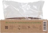 NATURAPACKAGING - Natura composteerbare voedselzakken 25 x 4 liter - Voordeelverpakking - 10x 35 stuks