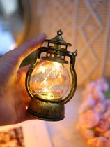 Sfeerlampjes - Ramadan lampjes - Eid mubarak - ramadan versiering - Islamitische decoratie - Ramadan lantaarn - marokkaanse lantaarn -goud