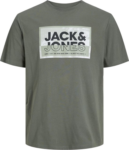 JACK&JONES JCOLOGAN TEE SS CREW NECK SS24 LN Heren T-shirt