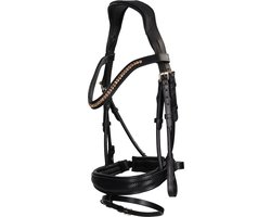 Horsegear Hoofdstel Horsegear Hgsnake Zwart | Maat: Paard