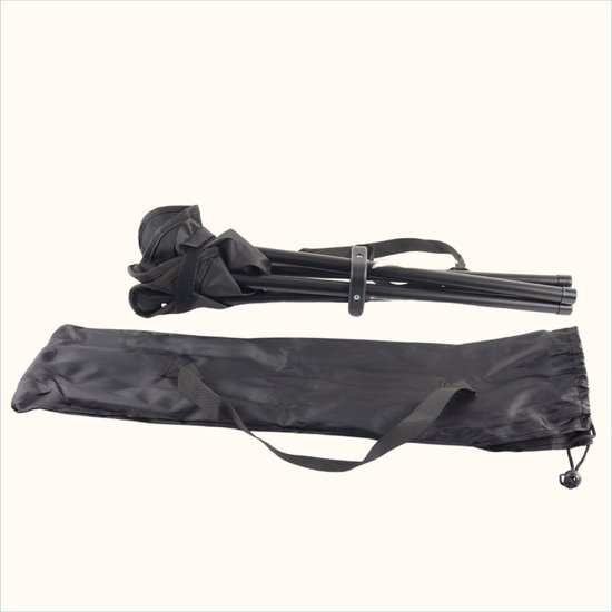 HIXA Opvouwbare kruk - 2 Stuks - Vouwkruk - Inklapbaar - Zwart - 33x40cm van HIXA — afbeelding 2
