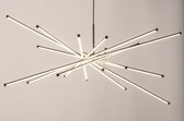 Lumidora Hanglamp 74507 - MIKADO - 10 Lichts - Ingebouwd LED - 36.0 Watt - 4000 Lumen - 2700 Kelvin - Zwart - Wit - Kunststof