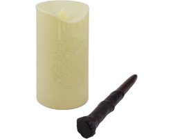 Harry Potter Hogwarts LED‑Kaars met Toverstaf Afstandsbediening – Officieel Gelicentieerde Wizarding World Merchandise, Kaarslichtdecoratie voor Thuiste‑Evenementen- Paladone