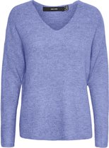 VERO MODA VMCREWLEFILE LS V-NECK BLOUSE NOOS Dames Trui - Maat XS