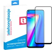 Telefoonglaasje Screenprotectors Geschikt voor Realme 7 - Volledig Dekkend - Gehard Glas Screenprotector Geschikt voor Realme 7 - Beschermglas van rand tot rand