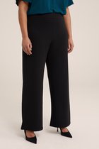 WE Fashion Dames wide leg pantalon - Curve