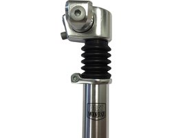 Post Moderne Geveerde Zadelpen ATB - 27.2 - Zilver