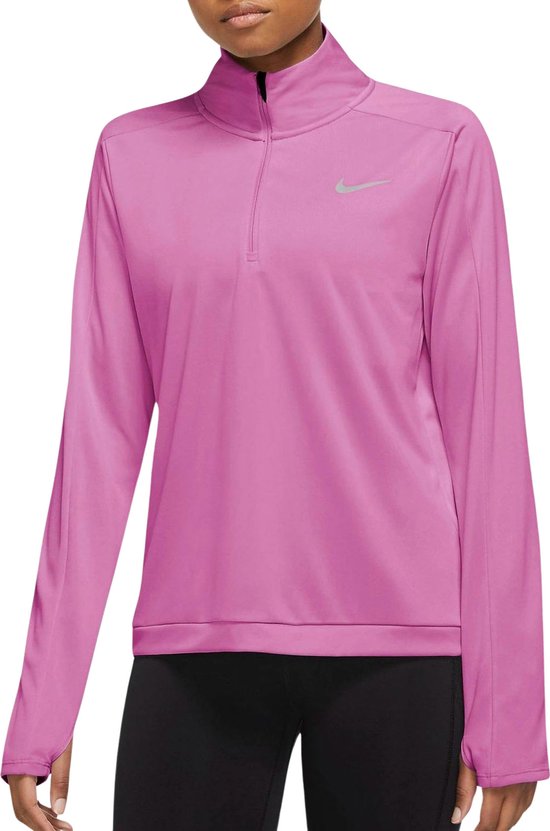 Nike Dri-FIT Pacer Crew Sportshirt Vrouwen - Maat L