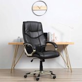 Kantoor fauteuil baasstoel met een wipfunctie bureau stoel bureau stoel ergonomische draaistoel sportstoel hoge rugleuning 70 x 58 x 114–124 cm