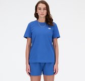 New Balance Jersey Small Logo T-Shirt Dames T-shirt - Blauw AGATE - Maat M