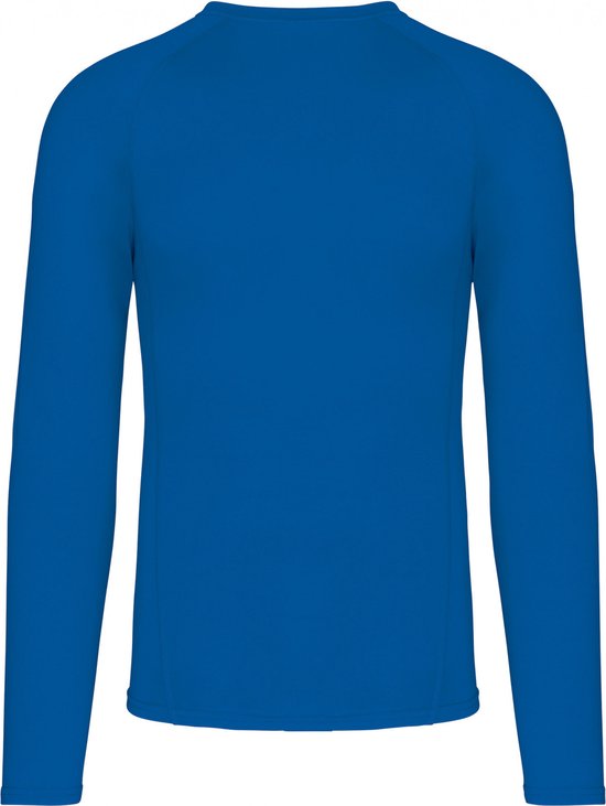 SportOndershirt Unisex S Proact Lange mouw Sporty Royal Blue 88% Polyester, 12% Elasthan