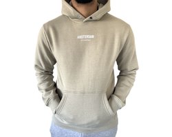 AMSTERDAM CITY ESSENTIALS HOODIE - Beige - M