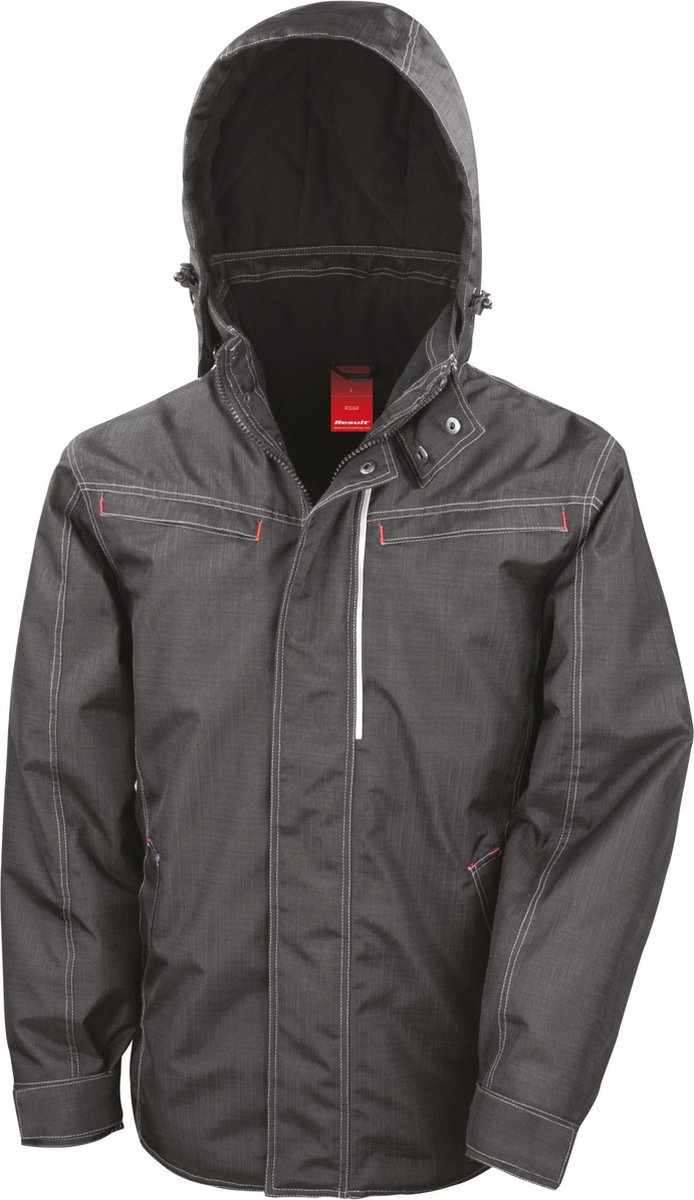 Result Texture Rugged Jacket RT326 Zwart