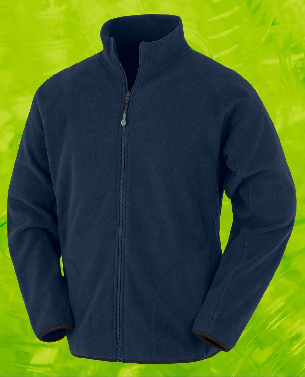 Result Recycled Microfleece Jacket RT907 Blauw