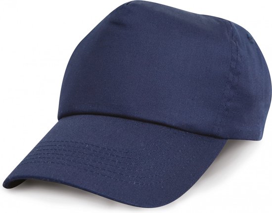 Cotton cap - One Size, Marine Blauw