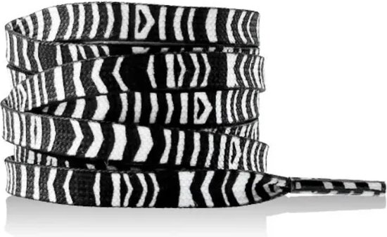 Schoenveters | Zebra Veter | Zebra Print | Veters | Veterlengte 50 CM