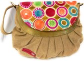 Petit sac bandoulière en coton et cuir pour femme style indien Ethnique boho