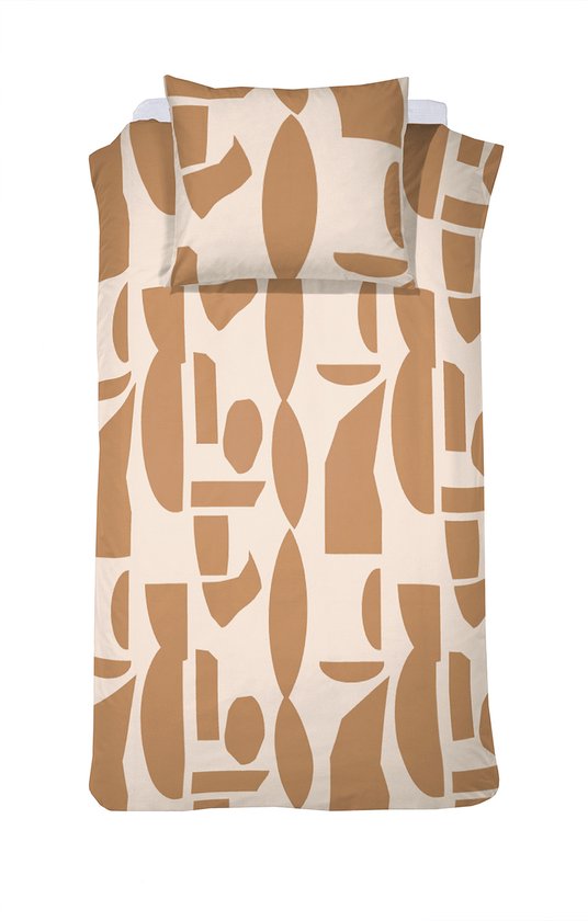 Cinderella - Barista - Dekbedovertrek - Katoen - 140x200/220 cm + 1 kussensloop 60x70 - Karamel