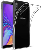 Flexibele achterkant Silicone hoesje Transparant Geschikt voor: Samsung Galaxy A7 2018