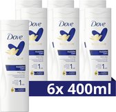 Dove Body Love Bodylotion - Essential Care - met Ceramide Restoring Serum - 6 x 400 ml