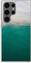 Case Company® - Hoesje geschikt voor Samsung Galaxy S24 Ultra hoesje - Stranded - Soft Cover Telefoonhoesje - Bescherming aan alle Kanten en Schermrand