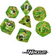 Emerald Gaze Dice set - DnD dice - Polydice - Dobbelstenen set - Dungeons Dragons - D&D