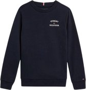 Tommy Hilfiger TH LOGO SWEATSHIRT Jongens Trui - Blue - Maat 14