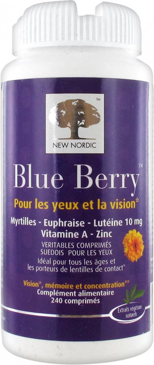 Goedkoopste New Nordic Blue Berry 240 Tabletten