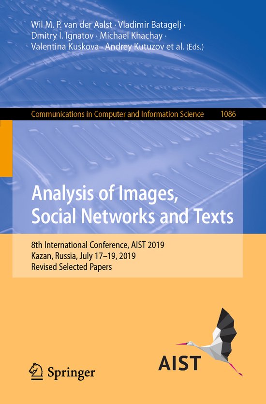 Communications in Computer and Information Science1086- Anal ... - cover