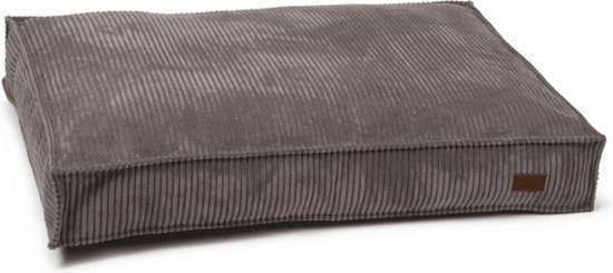 Designed by Lotte Ribbed - Hondenkussen - Bruin - 100x70x15 cm