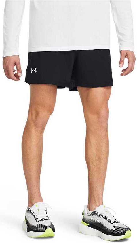 Foto: Under armour ua launch 5 shorts heren sportbroek zwart maat l