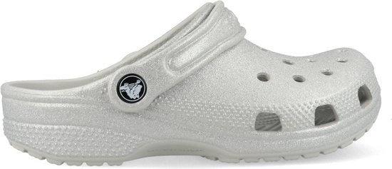 Crocs Classic Glitter Clog Unisexe Kids 206993-0IC Argent-34/35