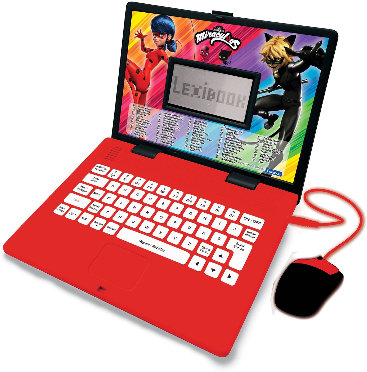 Ordinateur portable éducatif bilingue Miraculous (FR/EN)