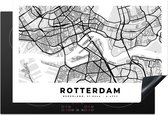 KitchenYeah® Inductie beschermer 76x51.5 cm - Kaart - Rotterdam - Nederland - Kookplaataccessoires - Afdekplaat voor kookplaat - Inductiebeschermer - Inductiemat - Inductieplaat mat