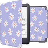 iMoshion Ereader Cover / Case Convient pour Amazon Kindle (2022) 11e génération - iMoshion Design Sleepcover Bookcase sans support - / Fleurs Distance