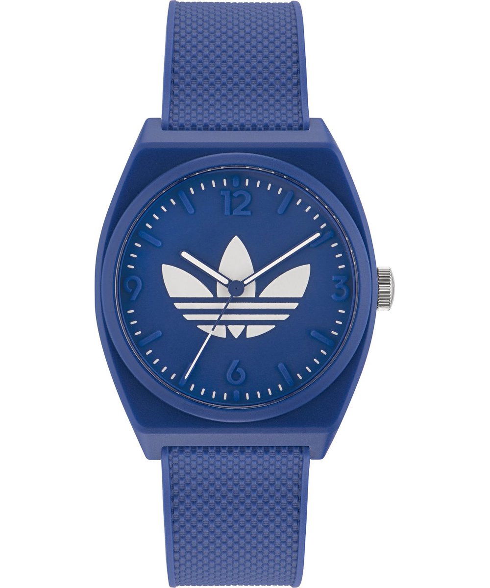 Adidas Project Two AOST23049 Horloge - Kunststof - Blauw - Ø 38 mm