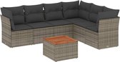 vidaXL-7-delige-Loungeset-met-kussens-poly-rattan-grijs