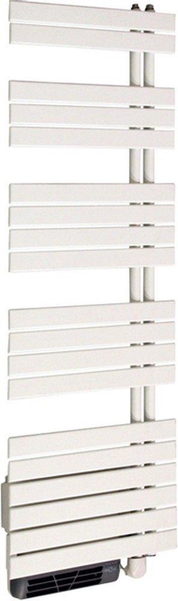 Nemo Spring Modena Air elektrische handdoekradiator -141.8x55cm - 750W - met voorgemonteerde booster van 1000W - Wit