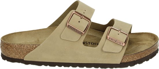 Birkenstock ARIZONA - Volwassenen Heren slippers - Kleur: Taupe - Maat: 41