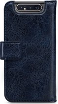 Mobilize Telefoonhoesje geschikt voor Samsung Galaxy A80 Hoesje | Mobilize Elite Gelly Wallet Bookcase | Pasjeshouder voor 3 Pasjes | Telefoonhoesje voor Pinpas / OV Kaart / Rijbewijs - Blauw