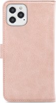 My Style Flex Wallet Telefoonhoesje geschikt voor Apple iPhone 12/12 Pro Hoesje Bookcase Portemonnee - Roze