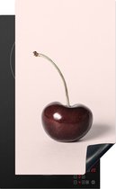 KitchenYeah® Inductie beschermer 30x52 cm - Kers - Fruit - Rood - Stilleven - Kookplaataccessoires - Afdekplaat voor kookplaat - Inductiebeschermer - Inductiemat - Inductieplaat mat
