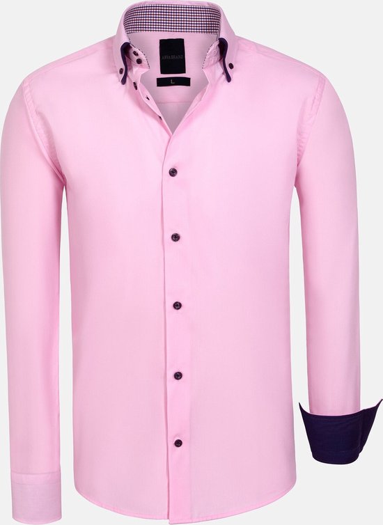 Overhemd Lange Mouw Ales Pink
