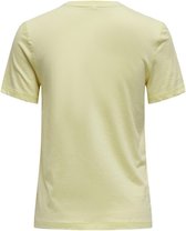 Only Onlsinna Life France Top Pastel Yellow GEEL L