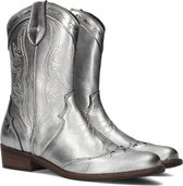 Wysh Hailey Cowboylaarzen - Western Laarzen - Meisjes - Zilver - Maat 34