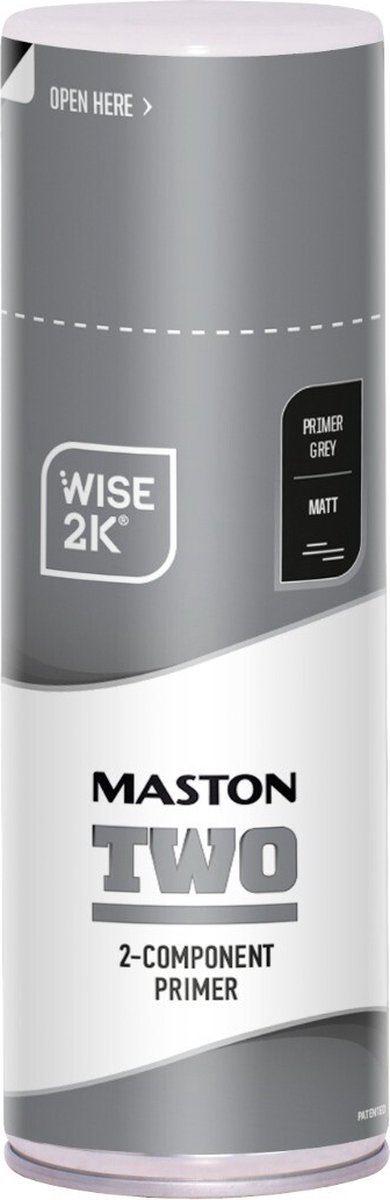 Maston 2K Epoxy Primer - Anti roest - Grijs - 400 ml