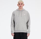 Pull à capuche New Balance Small Logo French Terry pour hommes - Grijs athlétique - Taille XL